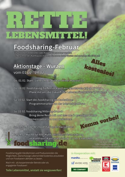 foodsharing February poster
